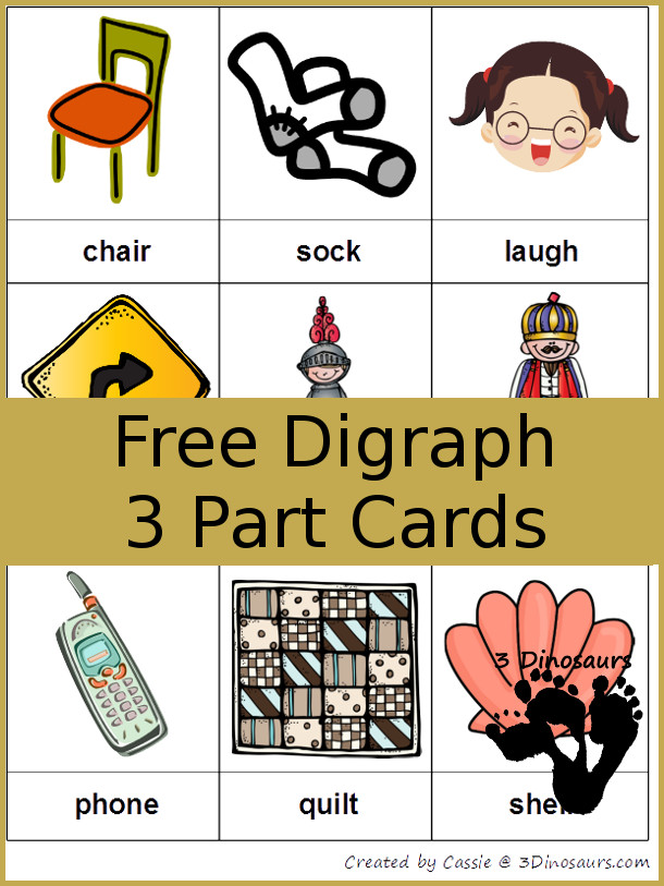 FREE Digraph Cards