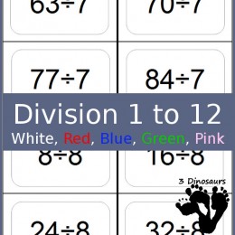 FREE Division Flashcards