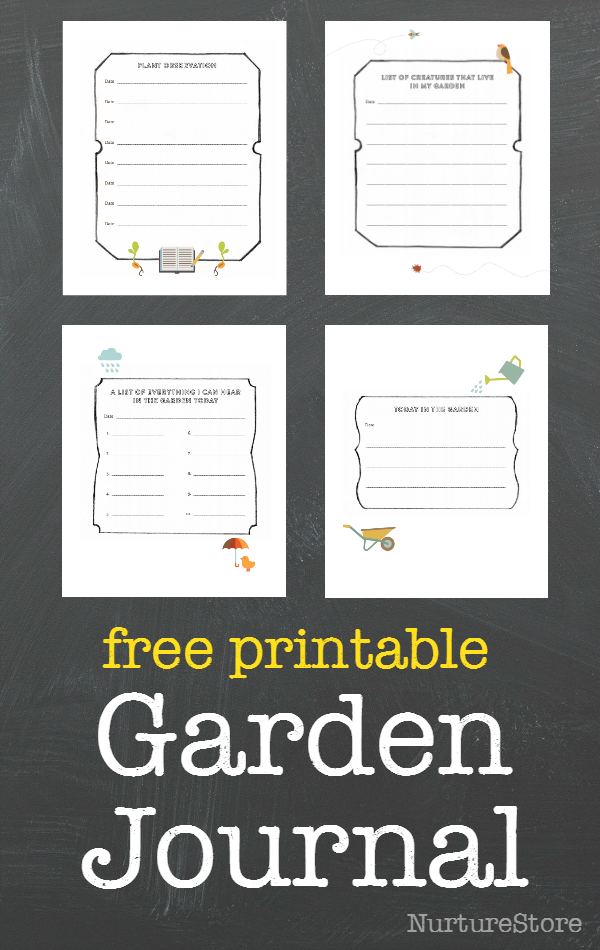 FREE Garden Journal Printables free-garden-journal-printables