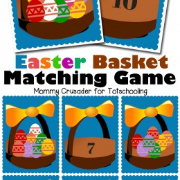 FREE Easter Themed Preschool Math Game