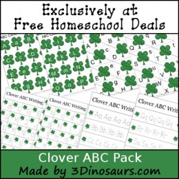 FREE ST. PATRICK’S DAY ABC CLOVER PACK (instant download)