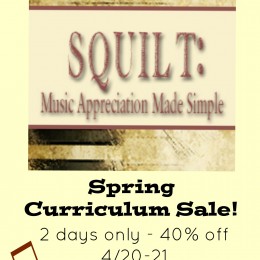 40% Off SQUILT Music Appreciation Volumes & Bundles!