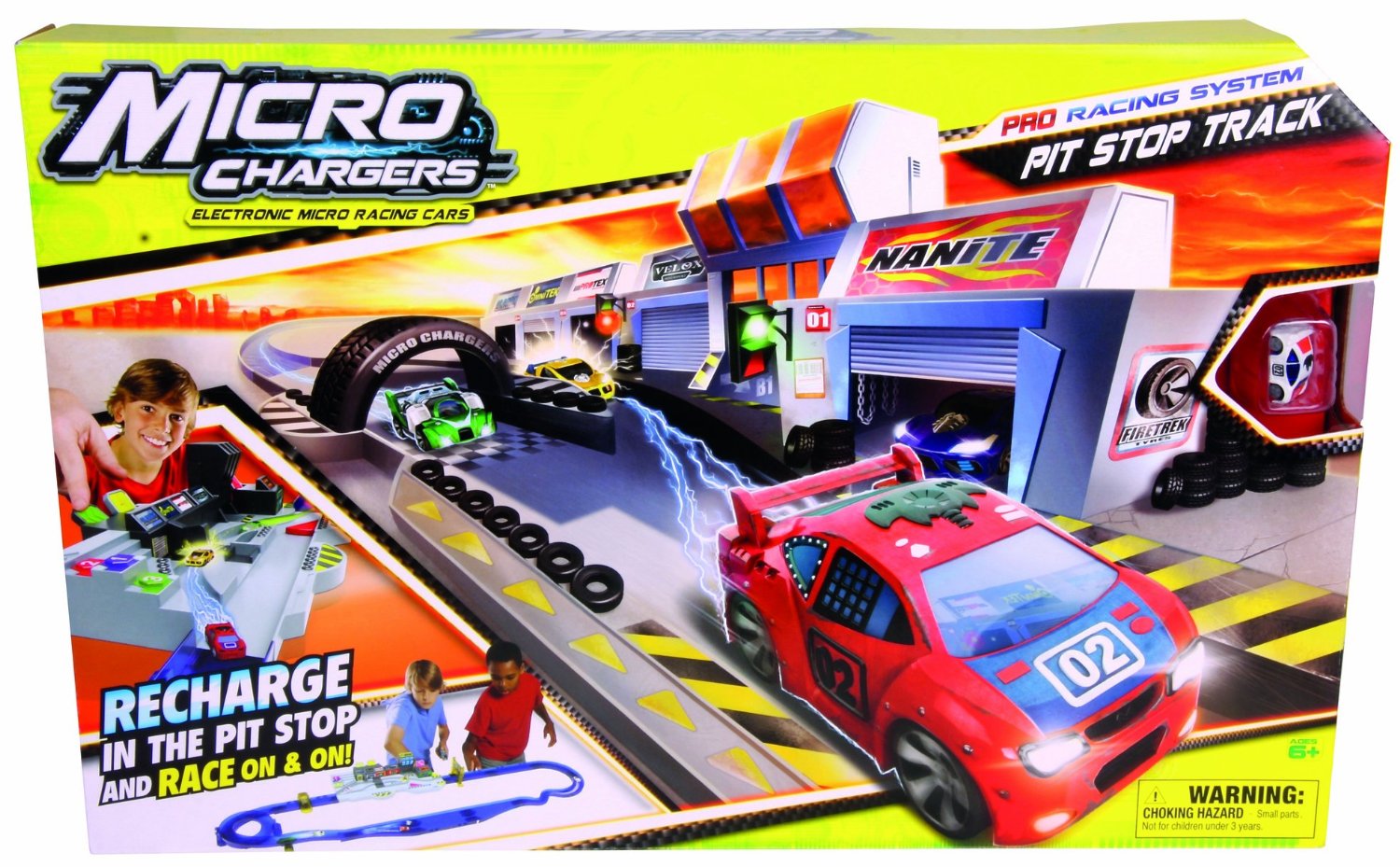 Micro Chargers Pro Racing Pit Stop Track Only $8! (Reg. $38!)