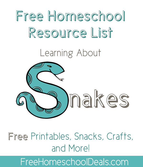 Free Snake Homeschool Resources