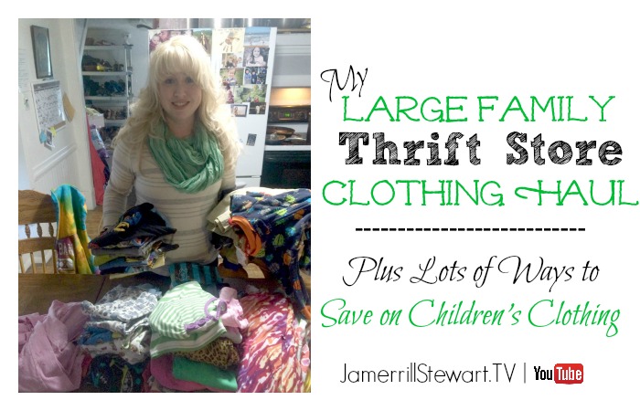 Large Family Thrift Store Clothing Haul