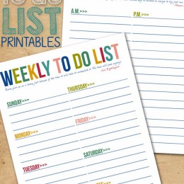 FREE Printable To-Do List