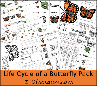 FREE Butterfly Life Cycle pack