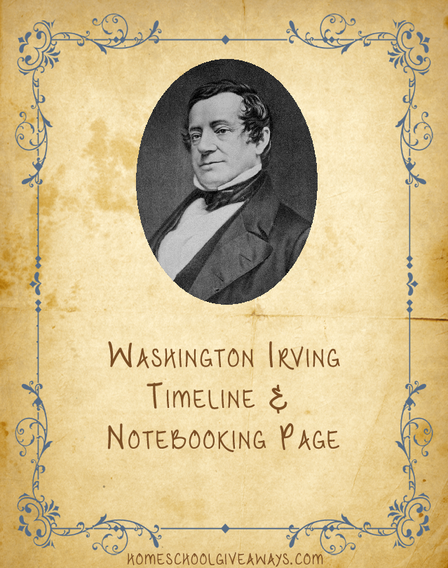 FREE Washington Irving Notebooking pack