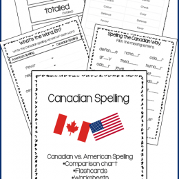Canadian Spelling Words