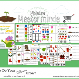 FREE Preschool Garden Pack