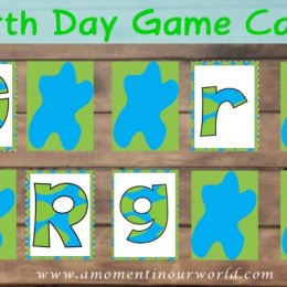 FREE Earth Day Letter Cards pack