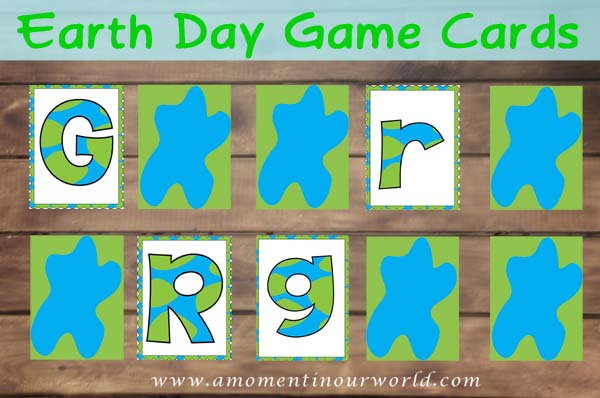 FREE Earth Day Letter Cards pack