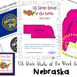 FREE Nebraska State Study Notebook