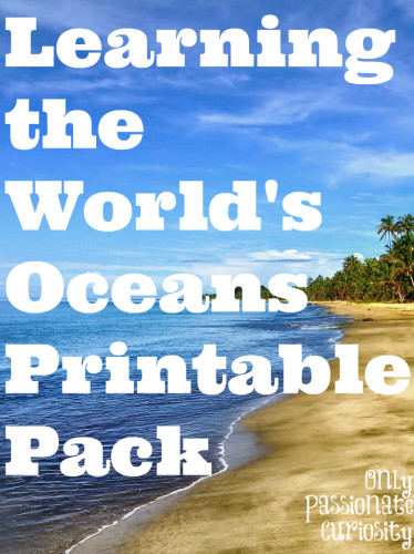 FREE Learning the Oceans Printables Pack