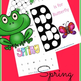 FREE Spring Do-a-Dot Preschool Pages