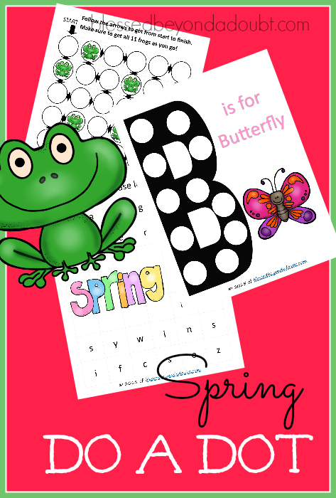 FREE Spring Do-a-Dot Preschool Pages