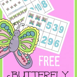 FREE Butterfly Counting Cards