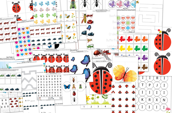 FREE Insect printables pack