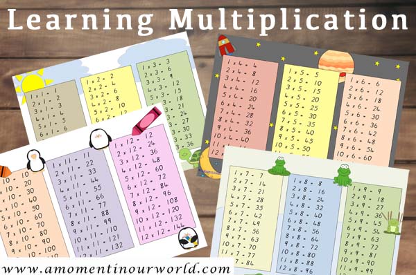 FREE Multiplication Printables