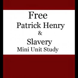 FREE Patrick Henry & Slavery Study