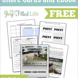 FREE Chore Cards and eBook