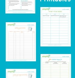 FREE Organizing Printables Pack
