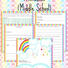 FREE Middle School Rainbow Pack