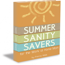 20% Off Summer Sanity Savers for Work-at-Home Moms eBook