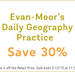 30% Off Evan-Moor Daily Geography Practice Workbooks