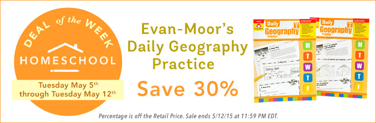 30% Off Evan-Moor Daily Geography Practice Workbooks