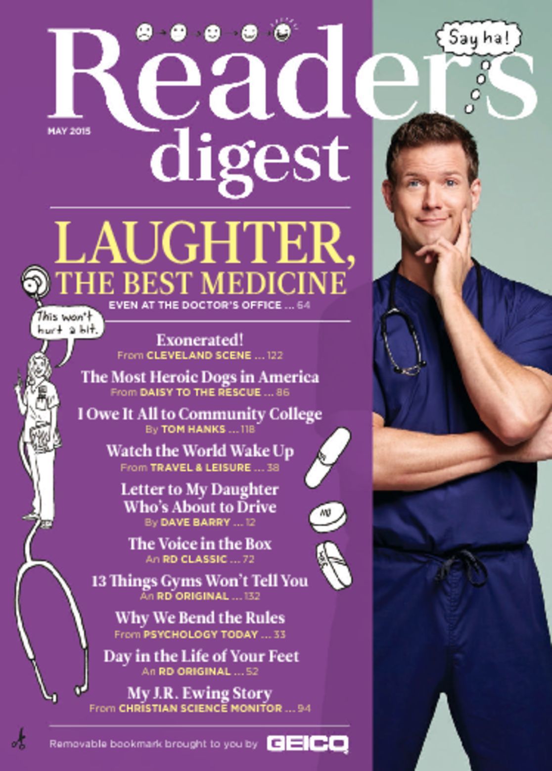 Reader's Digest Magazine Only $$10.99/Year - RARE!