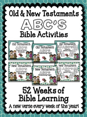 Old & New Testament ABC Bible Activities Only $5! (Reg. $10!) 24 Hours Only!