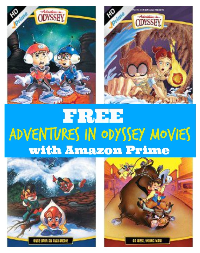 Free Adventures in Odyssey Movies with Amazon Prime! 