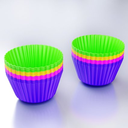 24 Silicone Cupcake Liners Only $10.99!