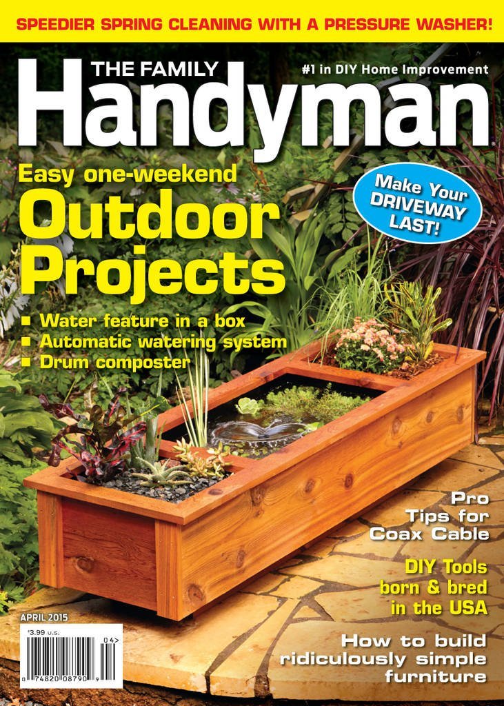 Family Handyman Magazine Only $6.99/Year!