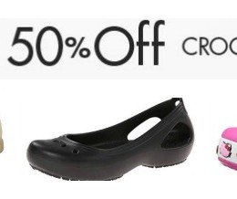 50% Off Crocs for the Family - Today Only!