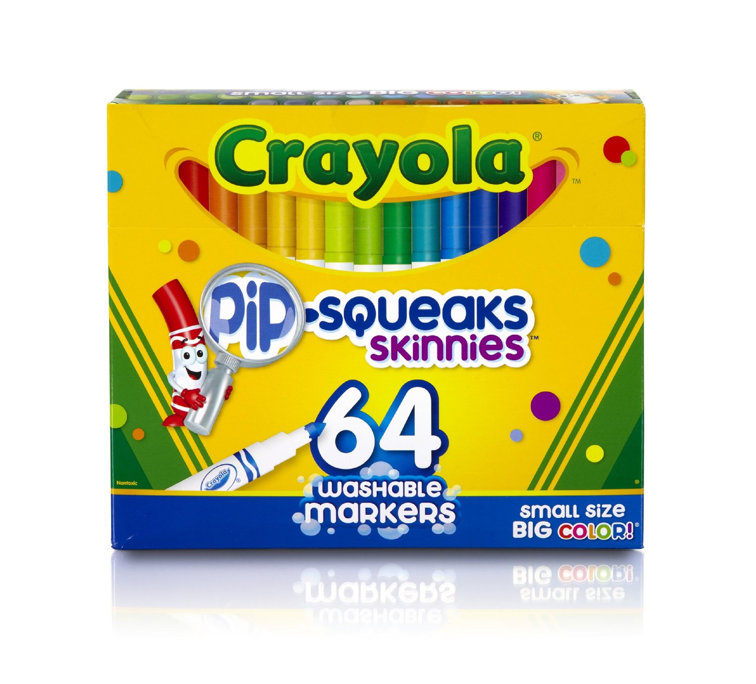 Crayola 64 Count Pip Squeak Washable Markers Only $7.99!