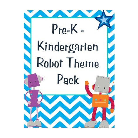 Free Robot Themed Worksheets