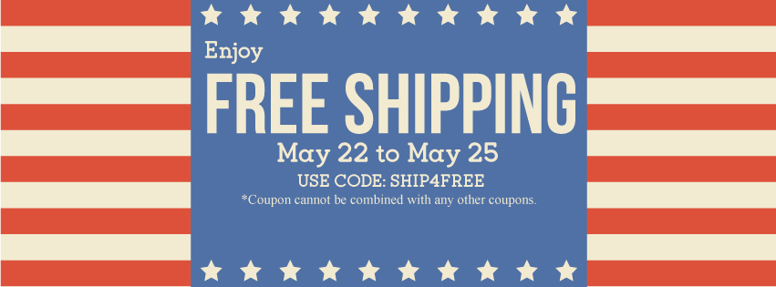 Educents Memorial Day Sale - FREE Shipping on All Products!