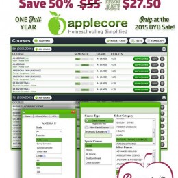 Applecore 1 Year Online Homeschool Planner Only $20.62! (Reg. $55!)