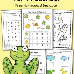 FREE PRESCHOOL POND PRINTABLES (instant download)