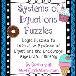 FREE Systems of Equations Puzzles