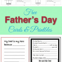 FREE Father's Day printables