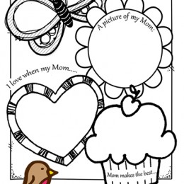 FREE Preschoolers Mother's Day Card Printable