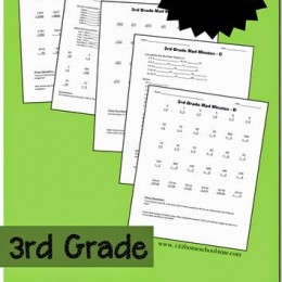 FREE 3rd Grade Math Pages