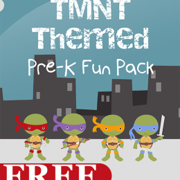 FREE PreK TMNT Pack