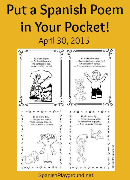 FREE Spanish Poem Printables