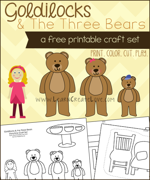 FREE Goldilocks and the 3 Bears