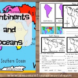 FREE Continents and Oceans Pack