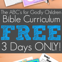 FREE Bible Curriculum (Limited time)